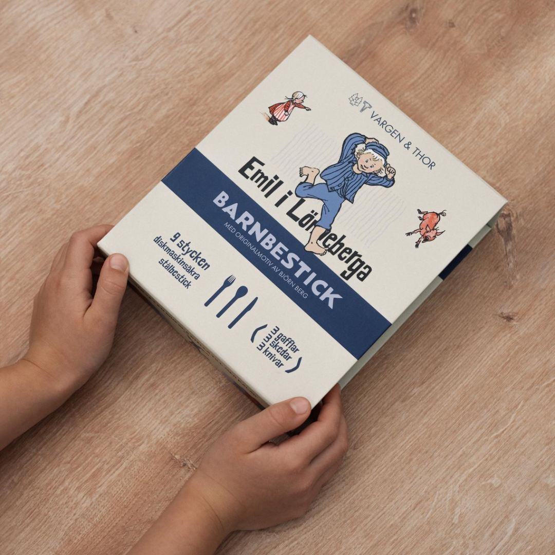 Lupo - Børnebestik (Emil fra Lønneberg) - 9 dele