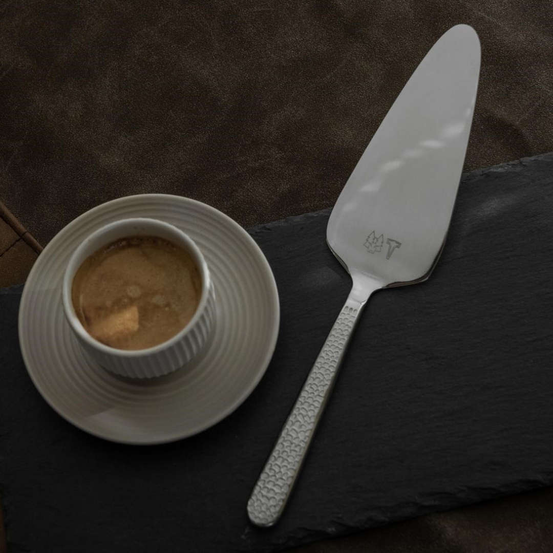 FROST Kuchenspatel – Kuchenmesser (Silber)