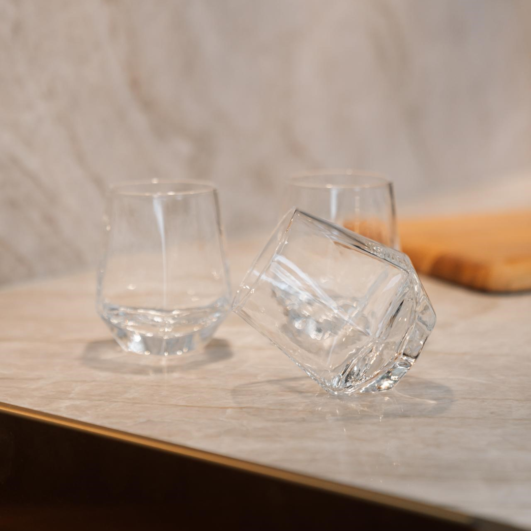 HEXA-Glas – 300 ml. 6er-Pack aus Borosilikat