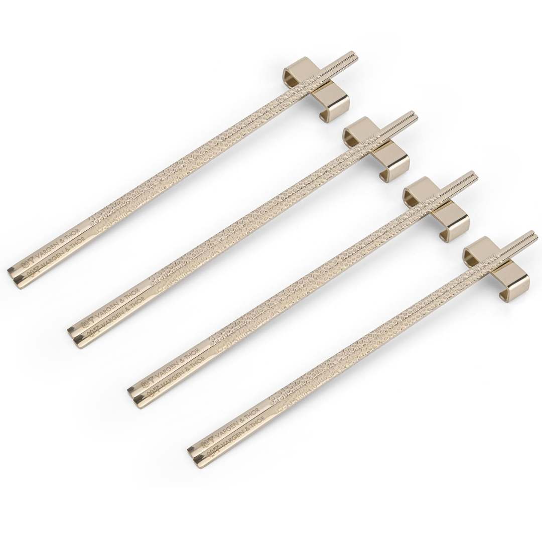 KITO CAVA - Essstäbchen (Cava) 4 Paar + 4 Ständer