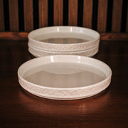 Servicen C - 4 x frokosttallerkener (Hvid)