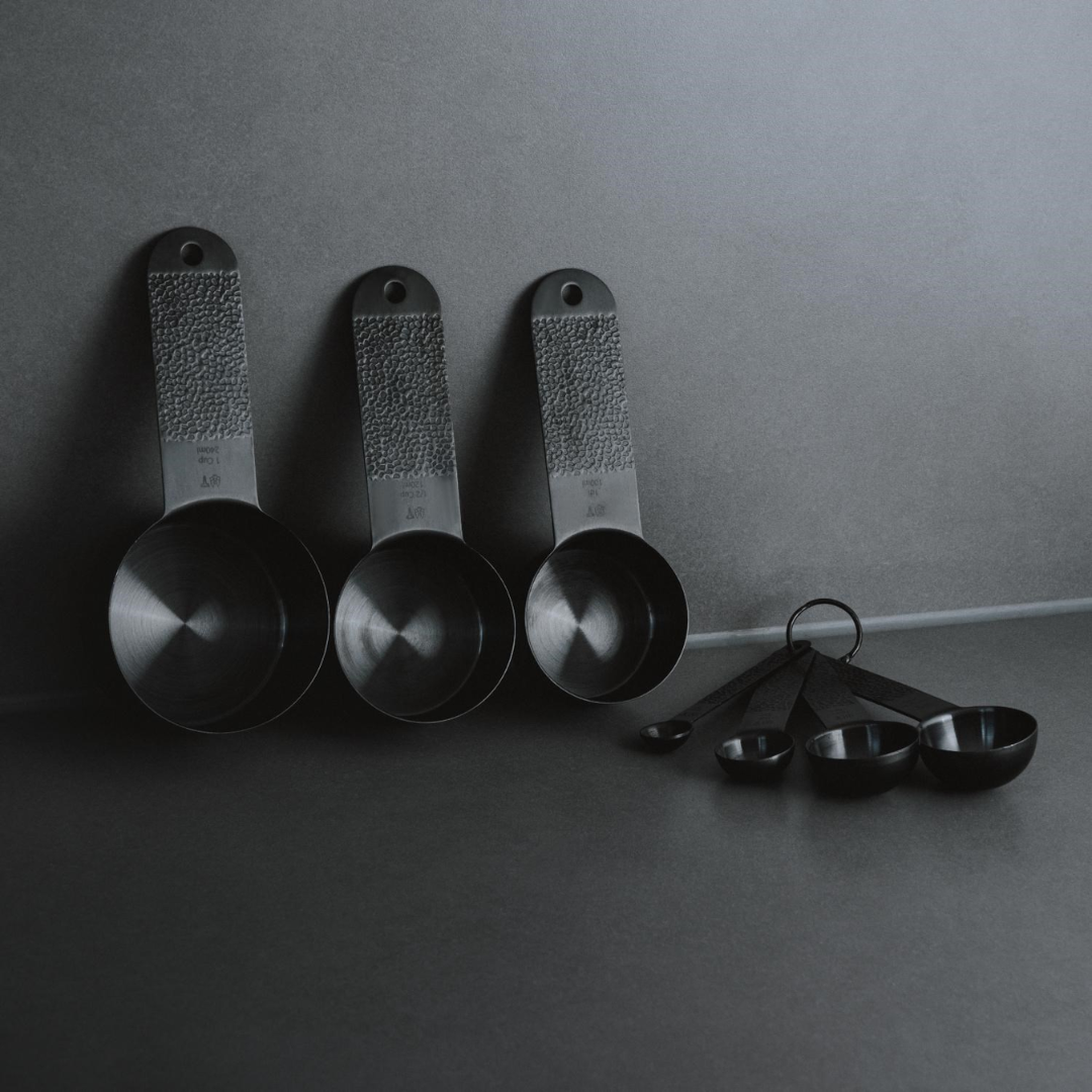 FROST - Messlöffel (Schwarzstahl) 7-teilig