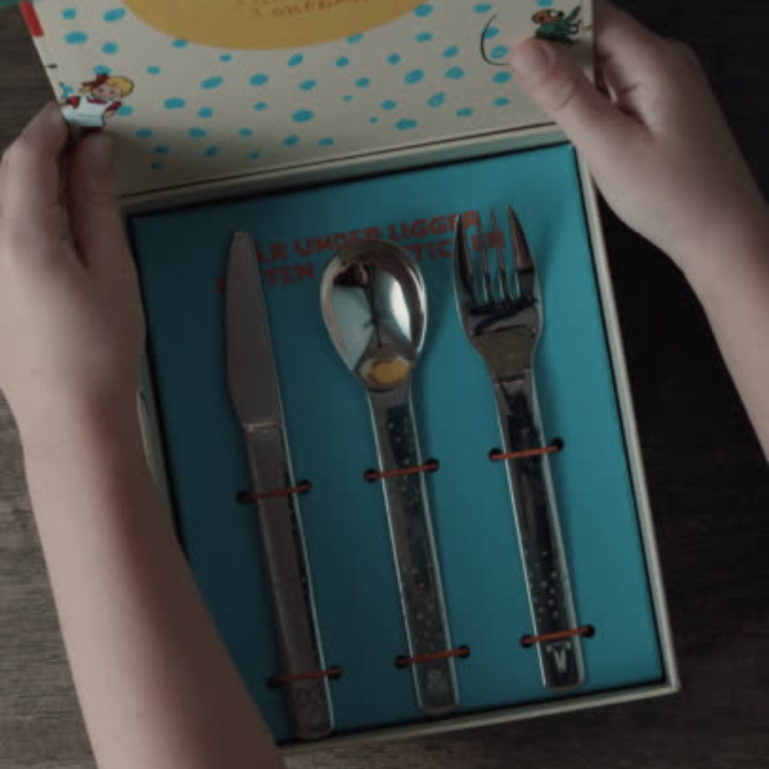 Lupo - Børnebestik (Pippi Langstrømpe) 9 dele