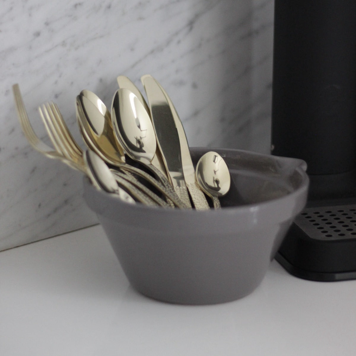 AURA - Bestiksæt (Cava) 16 dele