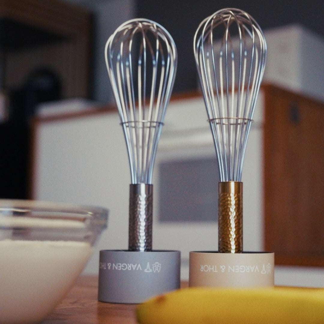 FROST Ballon-Schneebesen - Eiscreme-Schneebesen (Silber)