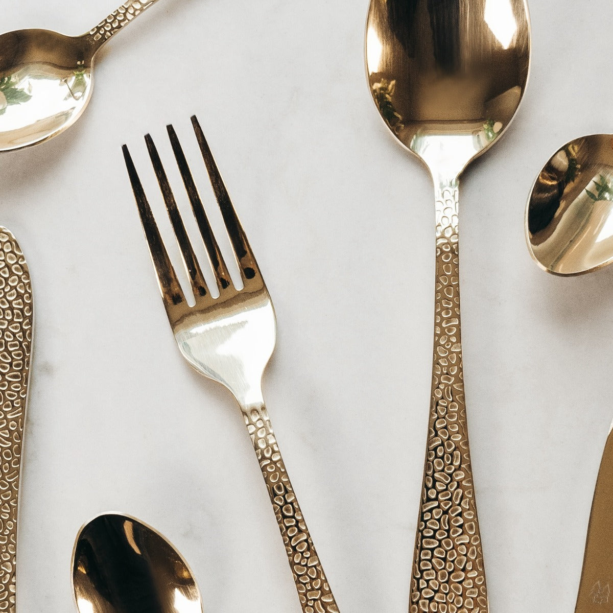 AURA - Dessert-/Forretbestik (Cava) 8 dele