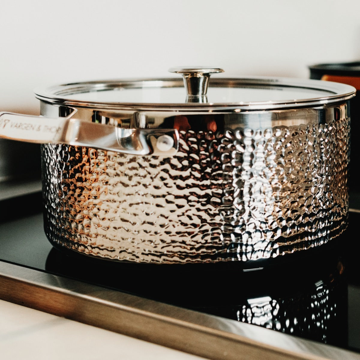 PIXEL - 4L hamret gryde (Poleret stål)