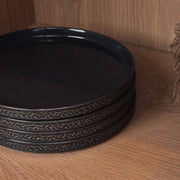 Servicen C - 4 x middagstallerkener (Antracit)