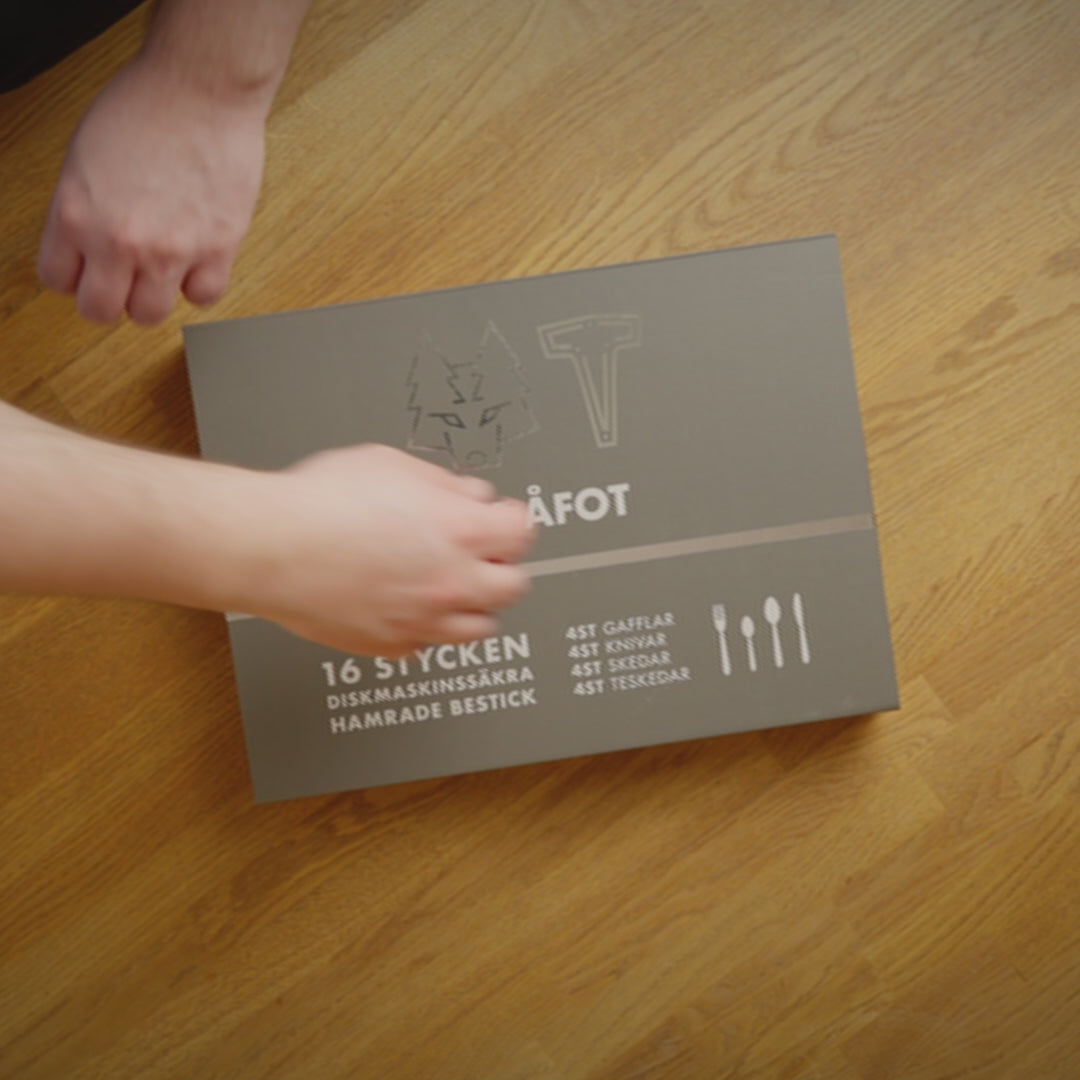 Video laden: GRÅFOT- Besteckset (Silber) 16 Teile