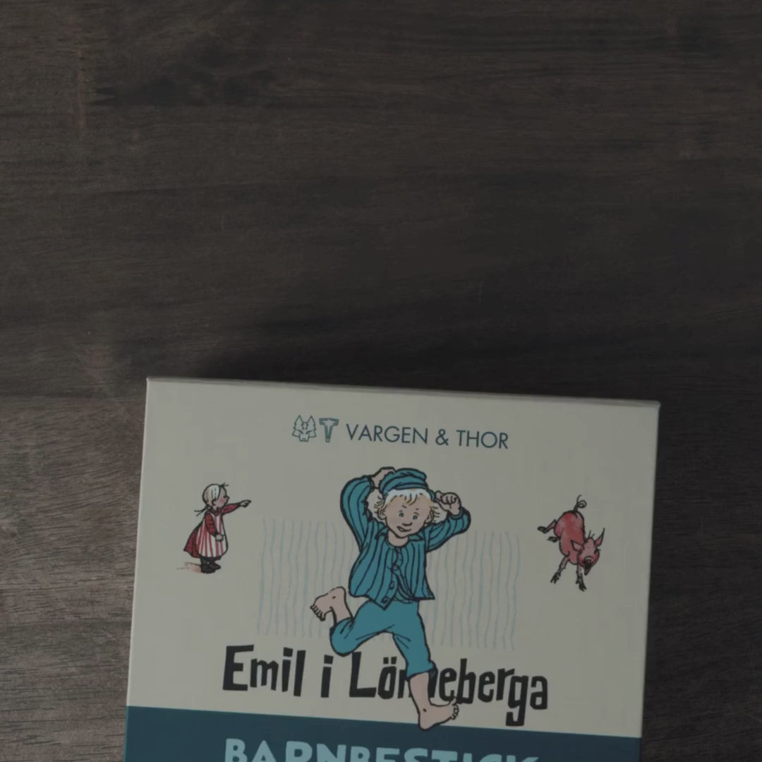 Indlæs video: Lupo - Børnebestik (Emil fra Lønneberg) - 9 dele