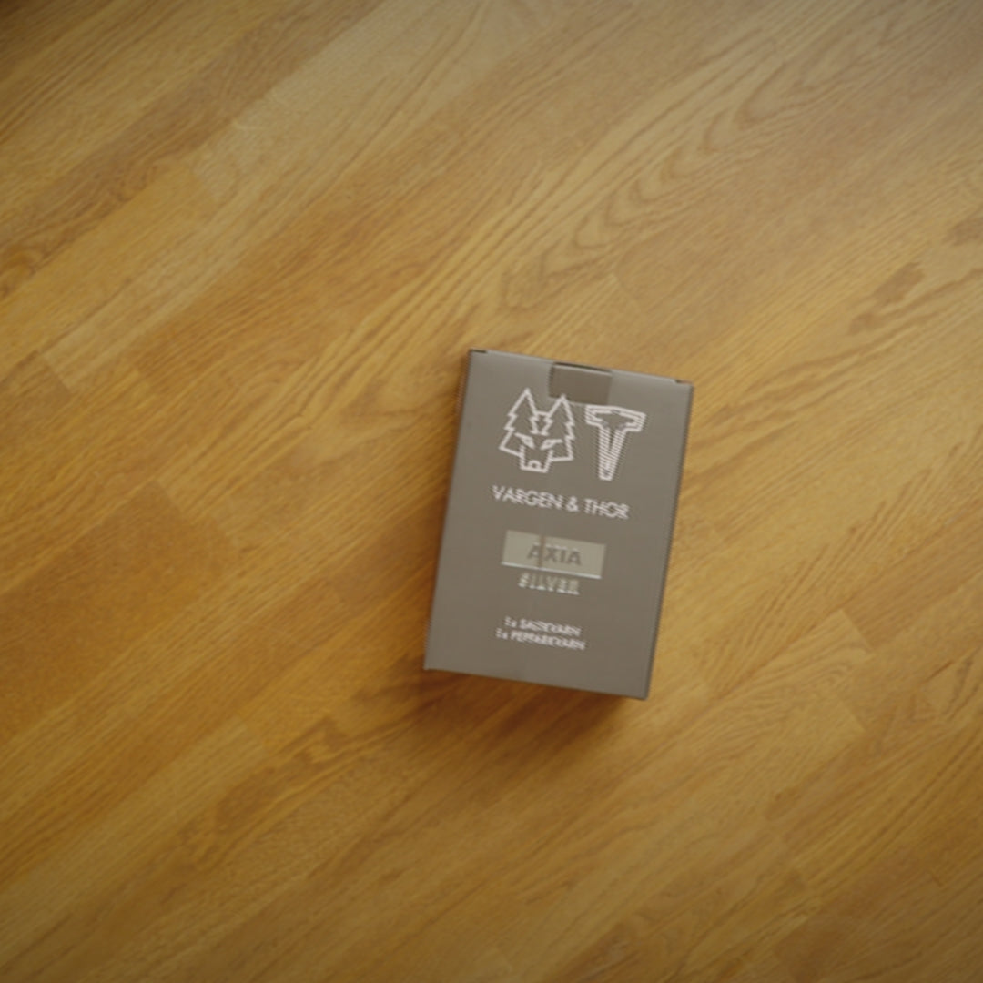 Video laden: AXIA - Salz- und Pfeffermühle (gebürsteter Stahl) 