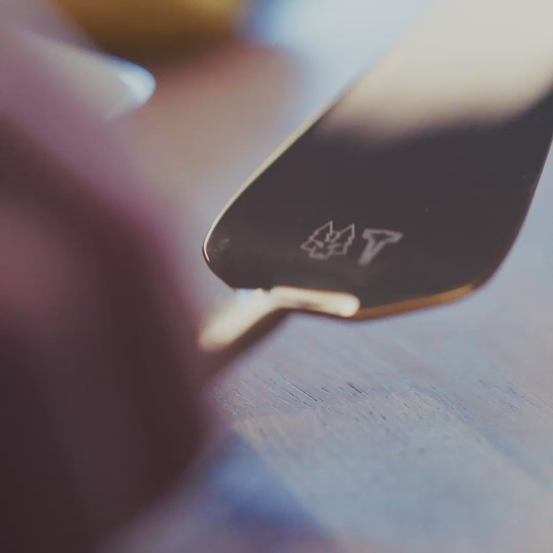 Indlæs video: FROST Tårtspade - Kagekniv (Sort)