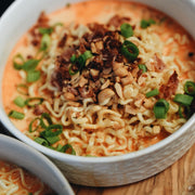 Servicen C - 4 x dybe tallerkener (Hvid)