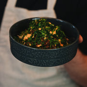 Servicen C - 4 x dybe tallerkener (Antracit)