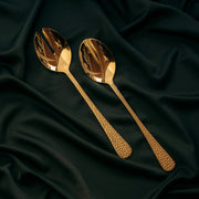 FROST NIMBUS - Salatbestik (Messing)