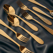 NIMBUS - Dessert-/Vorspeisenbesteck (Messing) 8-teilig