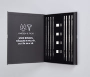 KITO SILVER - Spisepinde (Sølv) 4 par + 4 stativer